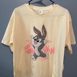 253 NWOT Cutest Bunny Yellow Cotton T-shirt